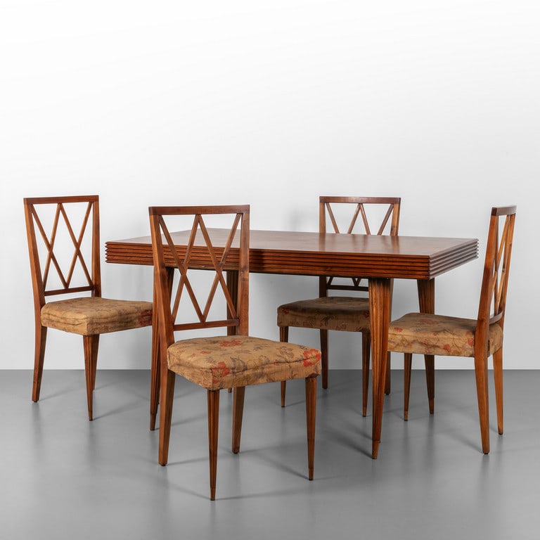 GIO PONTI, anni "40. Un tavolo e quattro (1 of 2)
