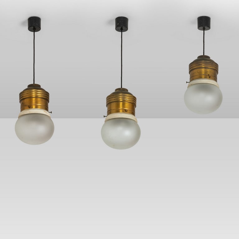 FONTANA ARTE, 1967.  Tre lampade a sospensione (1 of 1)