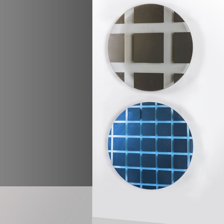 NANDA VIGO, GLAS ITALIA, 1974.  Due specchi da (1 of 3)