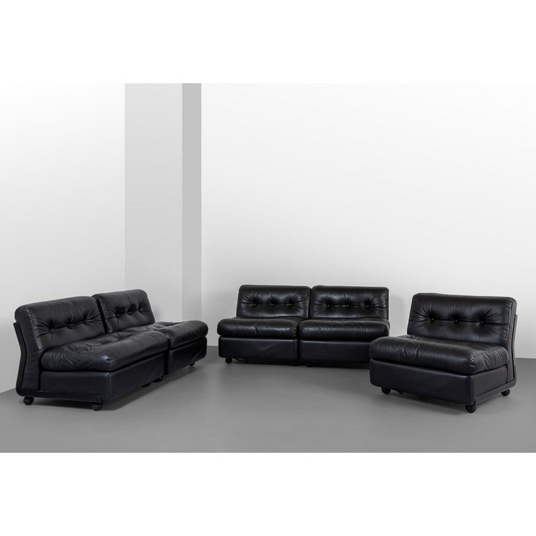 MARIO BELLINI, B&B, 1966.  Cinque poltrone (1 of 2)