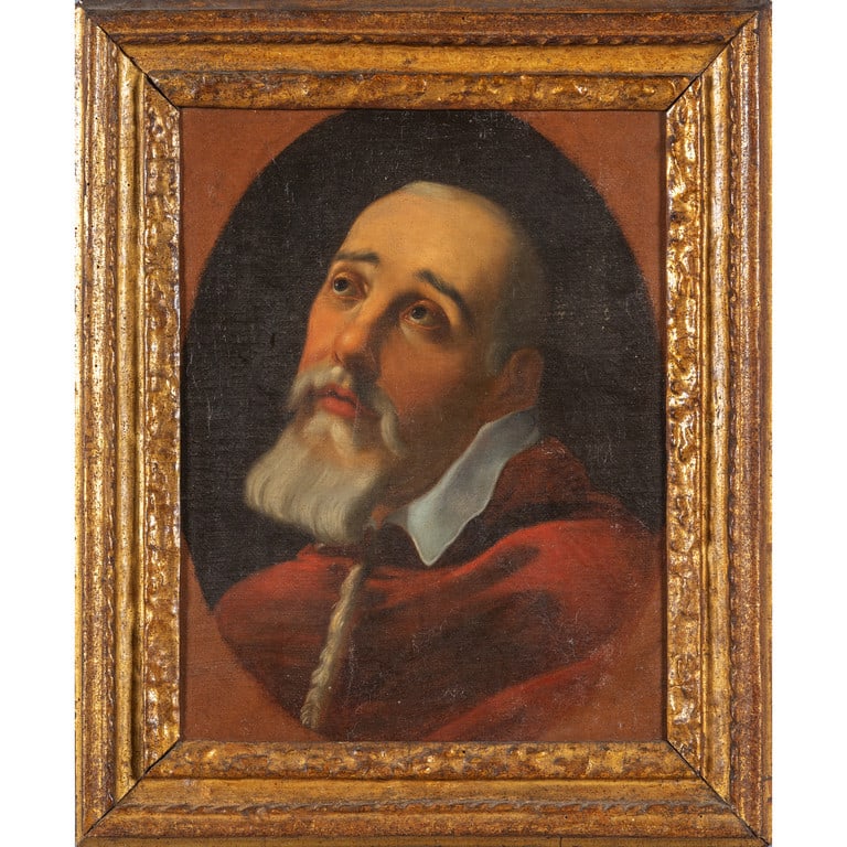 Scuola romana sec.XVII (A.Sacchi) "Ritratto di (1 of 2)