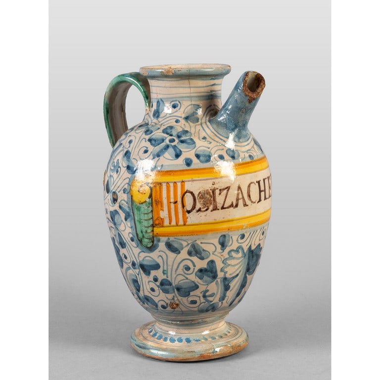 Versatoio in ceramica policroma decorato con (1 of 2)