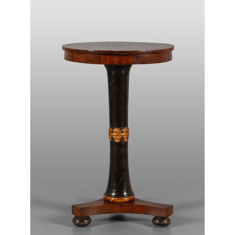 Tavolino Impero da appoggio, fusto in legno (1 of 1)