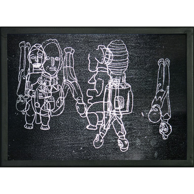 PASCALE MARTHINE TAYOU (1967-) La foret noire: PASCALE MARTHINE TAYOU (1967-) La foret noire / Light edition 2008 carta carbone, luce, alluminio cm 22,5x31x8,5 certificato di autenticità della Galleria Continua, San Gimignano (SI), firmato dall'a