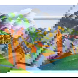 SALVO (1947-2015)  La Valle 2010 olio su