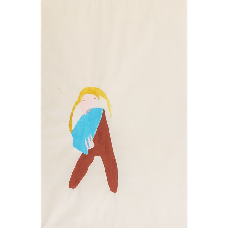 VANESSA BEECROFT (1969-) Senza titolo: VANESSA BEECROFT (1969-) Senza titolo 1993 tecnica mista su carta cm 47x30 firmato e datato sul retro Untitled 1993 mixed media on paper 18,5x11,81 in signed and dated on the reverse