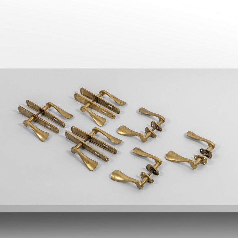 SEI COPPIE DI MANIGLIE, anni '60. (1 of 2)