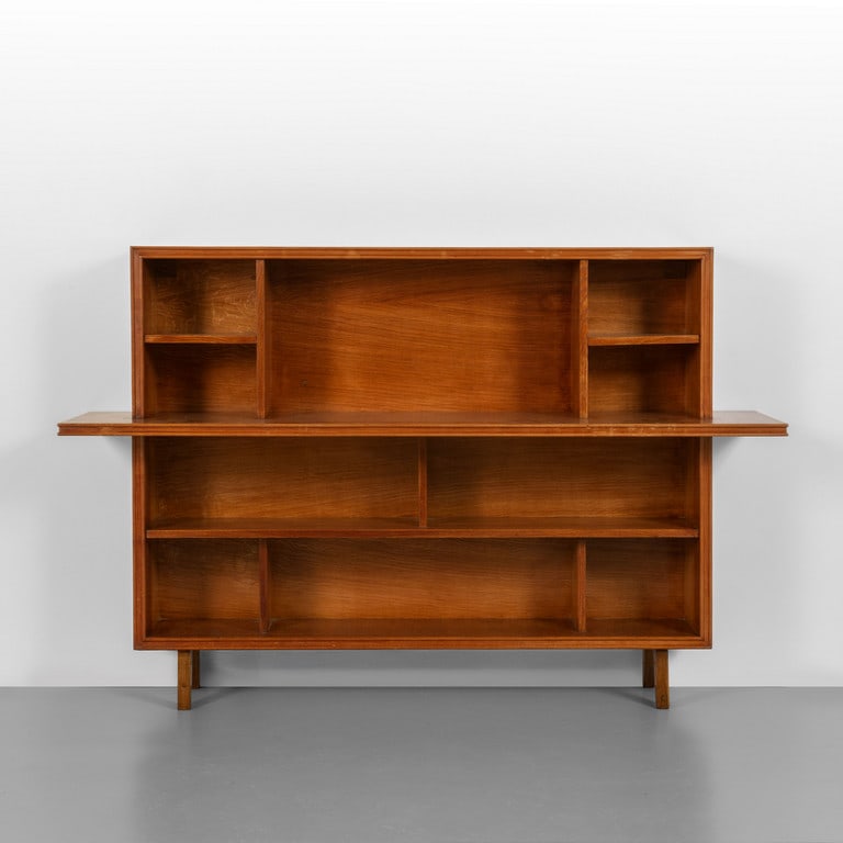 UNA LIBRERIA, anni '40.  Legno di (1 of 2)