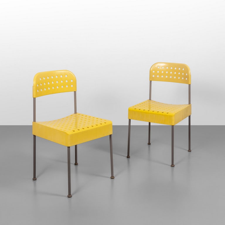 ENZO MARI, ANONIMA CASTELLI, 1974.  Due sedie (1 of 1)