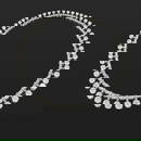 Importante ed elegante girocollo in oro bianco