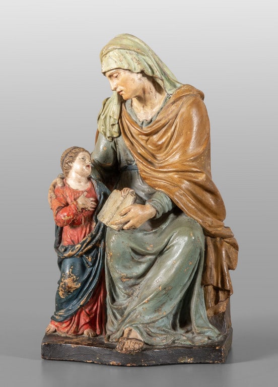 L'educazione della Vergine, scultura in (1 of 2)