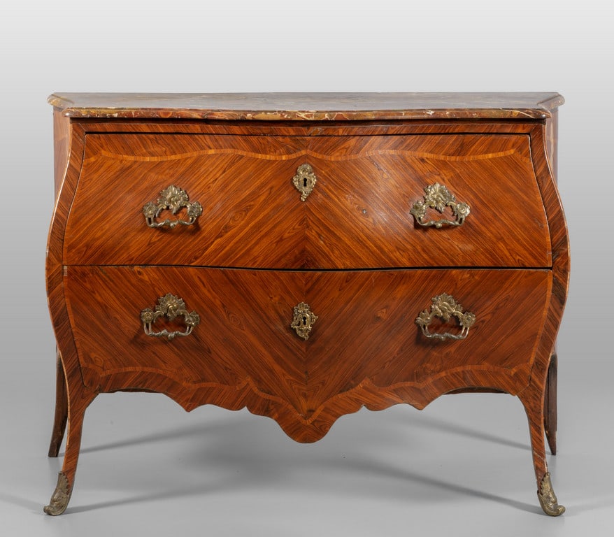 Cassettone Luigi XV a due cassetti senza (1 of 3)