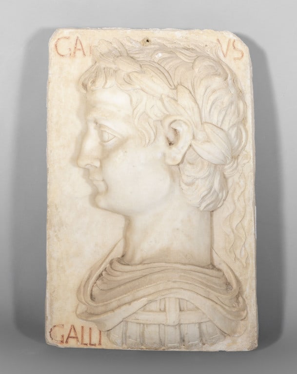 Profilo di giovane imperatore, altorilievo in (1 of 1)