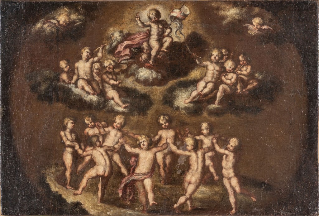 Scuola italiana sec.XVII "Ludus puerorum" (1 of 2)