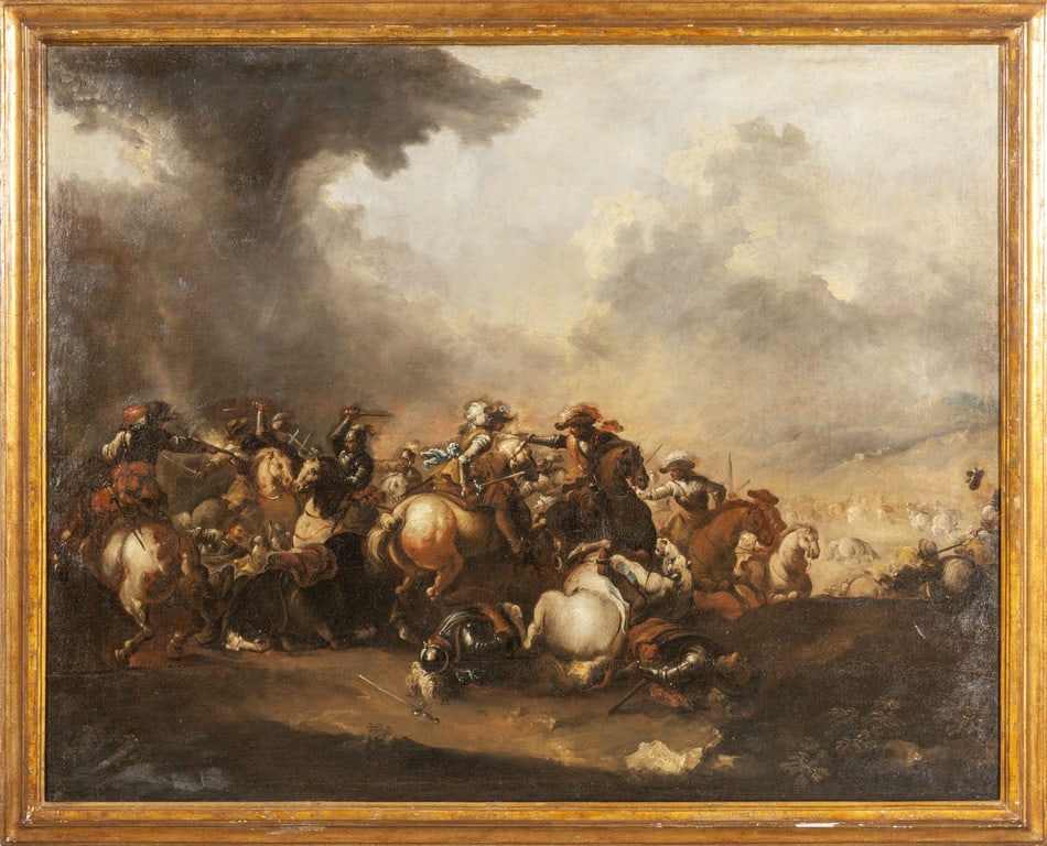 MARINI ANTONIO MARIA (1668-1725) "Battaglia" (1 of 2)