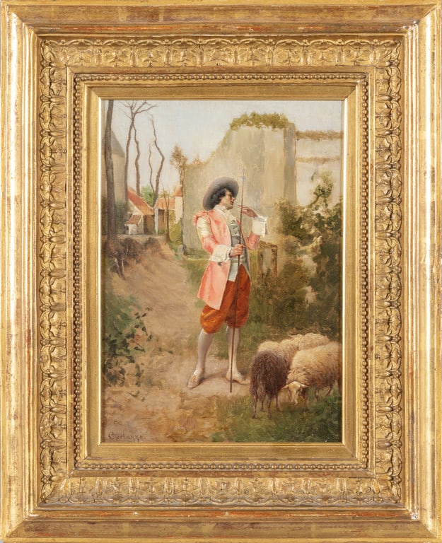 ORESTE CORTAZZO (1830-1910) Il gentil (1 of 2)