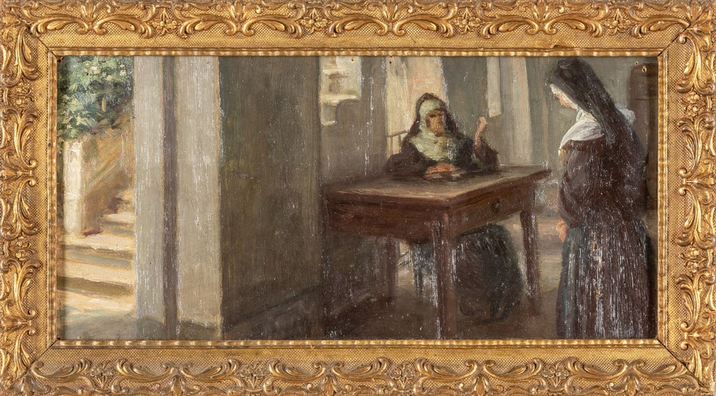 Suorine in un interno olio su (1 of 1)