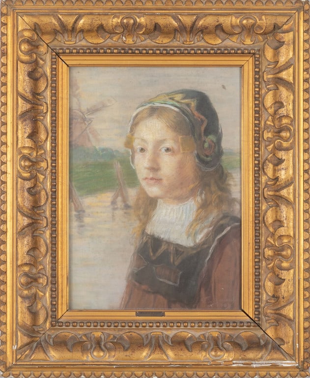 Scuola olandese inizi sec.XX Ritratto di (1 of 2)