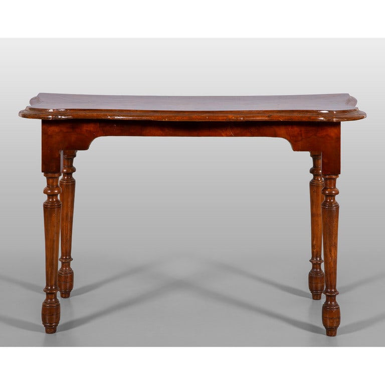 Console in noce con gambe tornite, sec.XIX cm. (1 of 3)