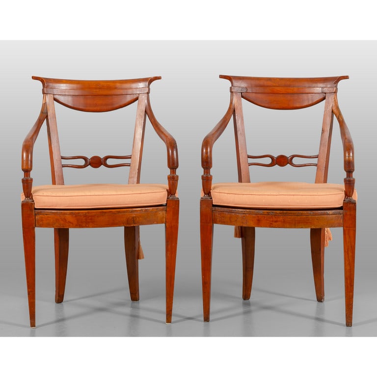 Coppia di poltrone Direttorio, Genova sec.XIX (1 of 2)