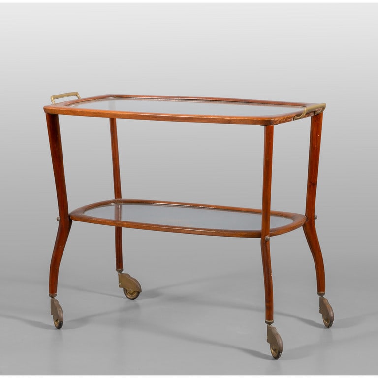 Carrello a due ripiani, anni'50: Carrello a due ripiani, anni'50