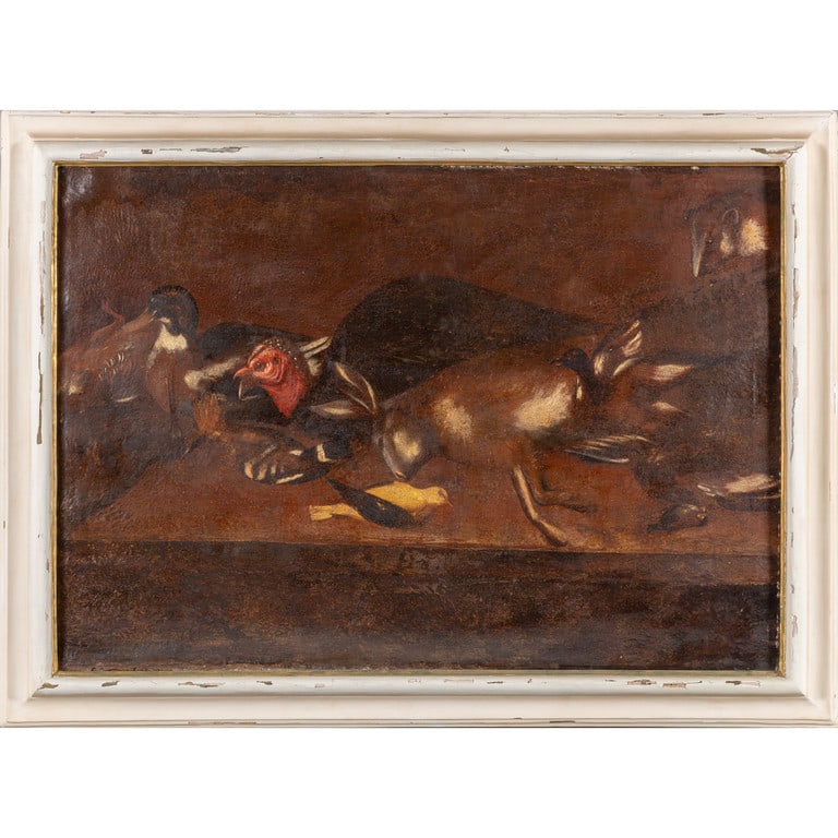 "Natura morta con selavaggina" olio, fine (1 of 2)