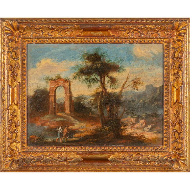 Scuola veneta sec.XVIII "Capriccio (1 of 2)