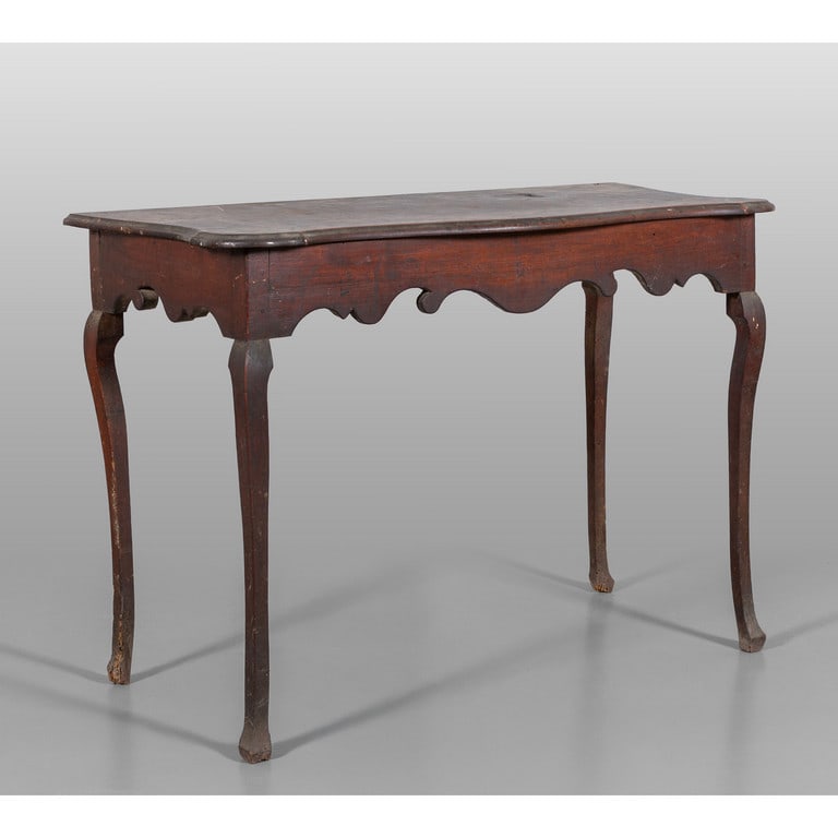 Console Luigi XIV in massello di noce, (1 of 2)