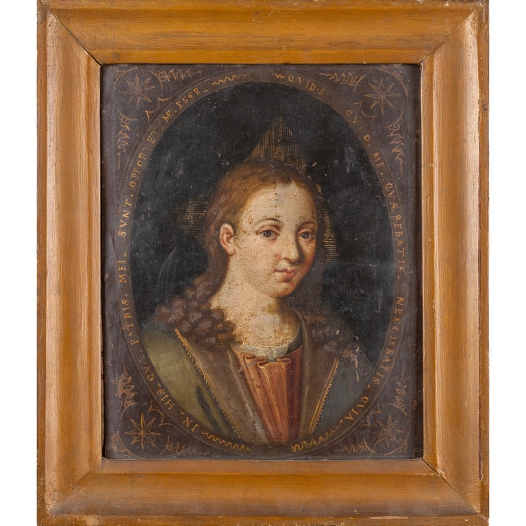 Scuola italiana sec.XVII "Gesù" olio su (1 of 2)