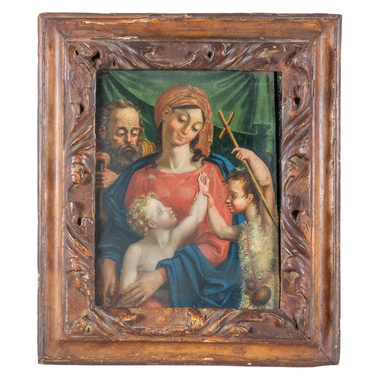 Scuola emiliana sec.XVIII "Sacra Famiglia con San (1 of 1)