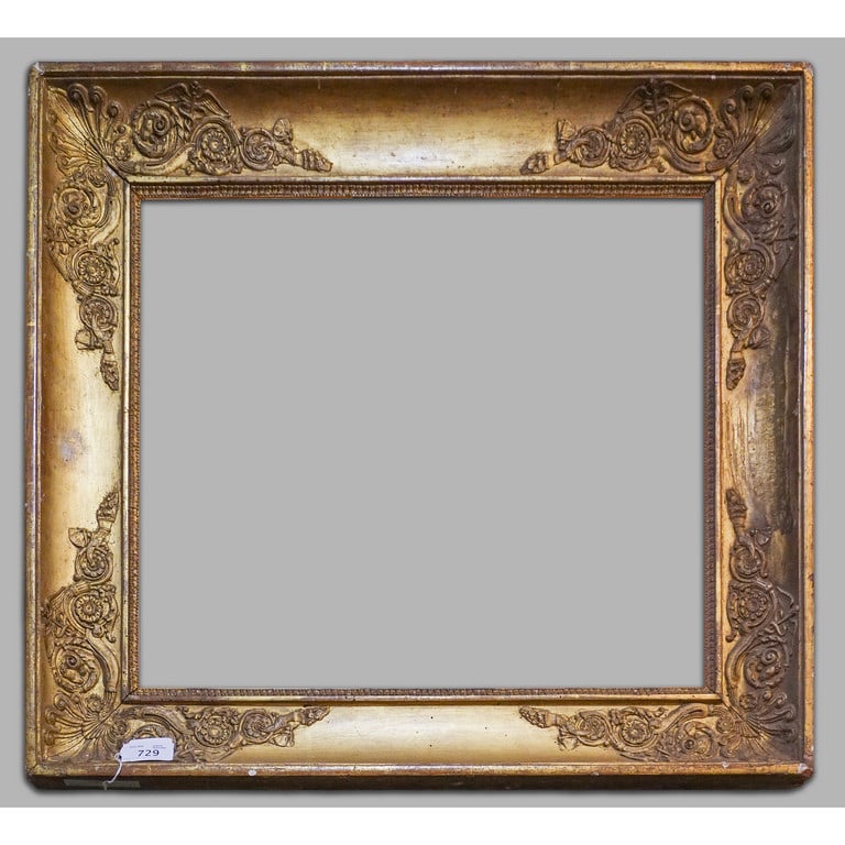 Cornice Carlo X in legno e pastiglia intagliati e (1 of 1)