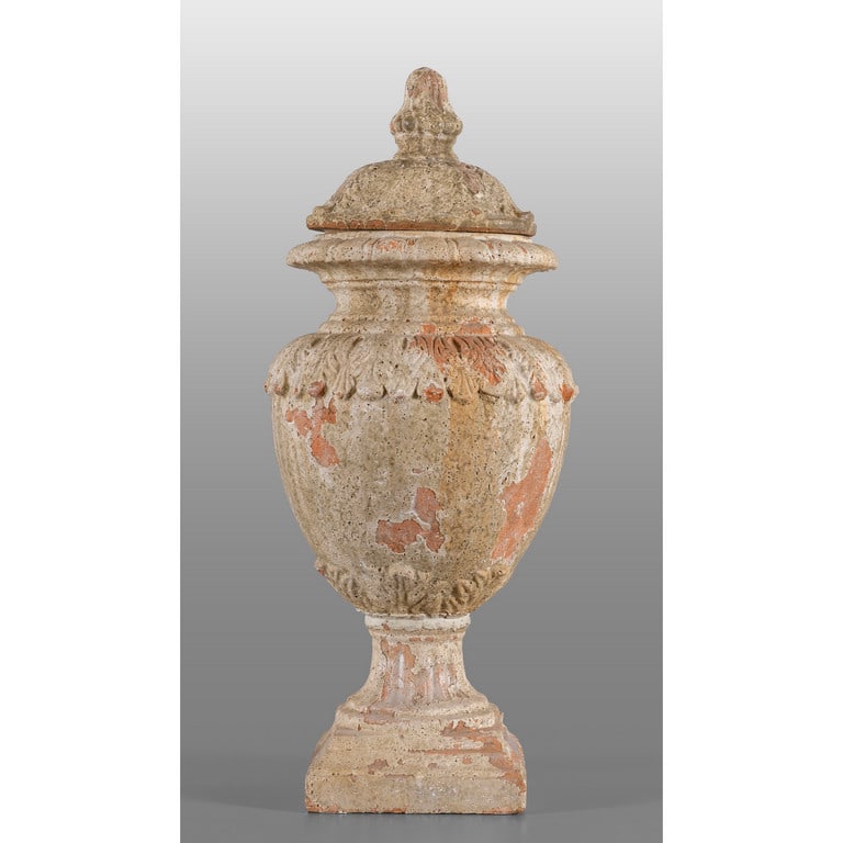 Vaso con coperchio in terracotta h.cm.78 (1 of 1)