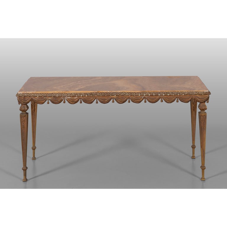 Tavolino da salotto in bronzo e onice, I metà (1 of 2)