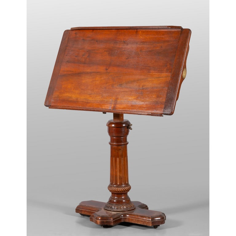 Tavolo da letto in mogano, f.to Dupont, (1 of 3)