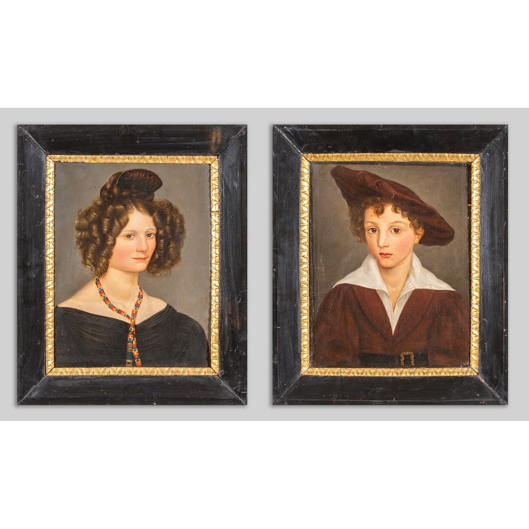 "Ritratto maschile" e "Ritratto femminile" due (1 of 5)