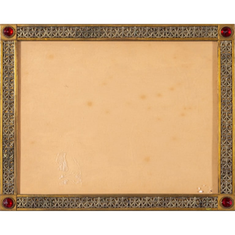 Cornice in bronzo con cabochon, inizi (1 of 1)
