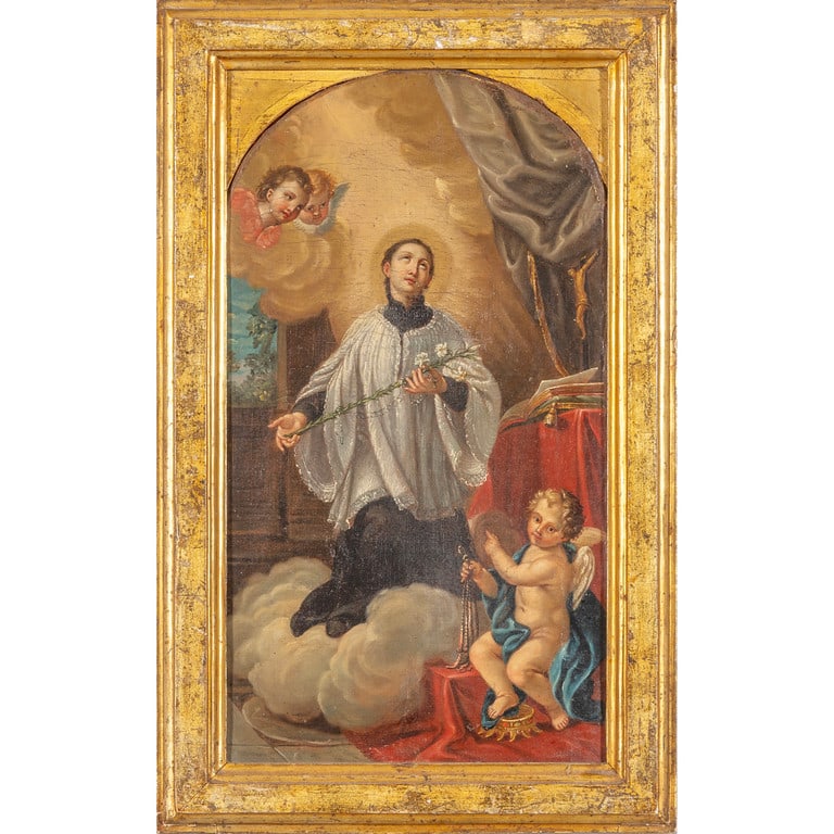 Scuola romana sec.XVIII "San Luigi Gonzaga" (1 of 2)