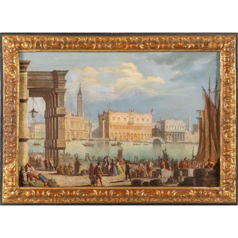 ANDREA GASTALDI (1826-1889) Veduta di (1 of 2)