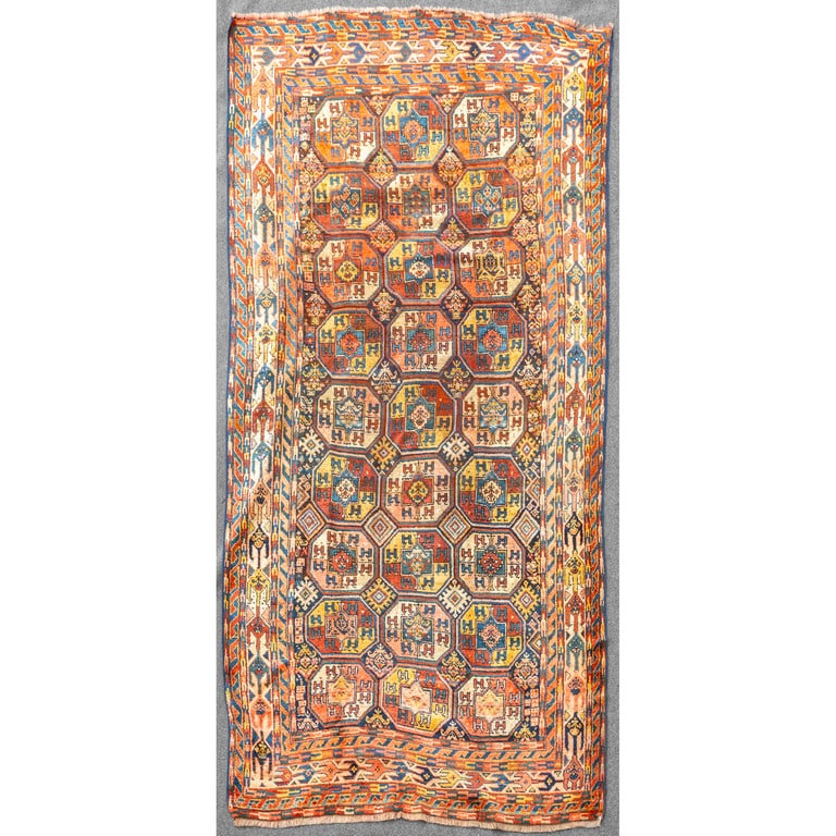 Tappeto caucasico, fine sec.XIX cm. 168x348 (1 of 2)