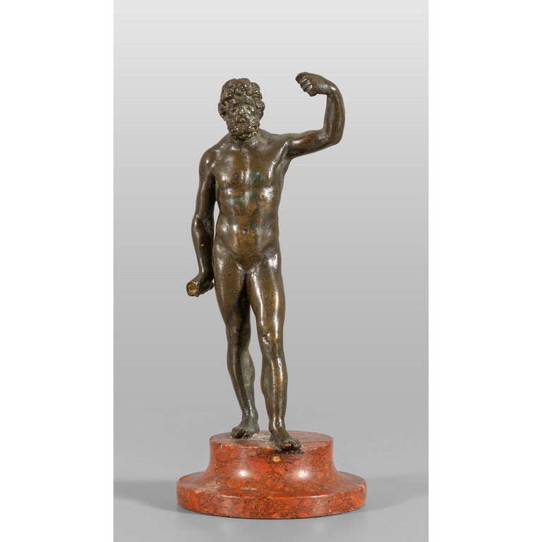 Giove, scultura in bronzo, sec.XVI h.cm.12 (1 of 2)