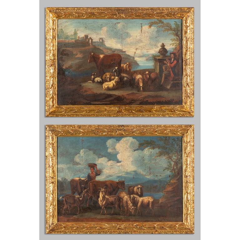 ROOS JACOB (1682-1730) "Paesaggi con armenti" (1 of 1)
