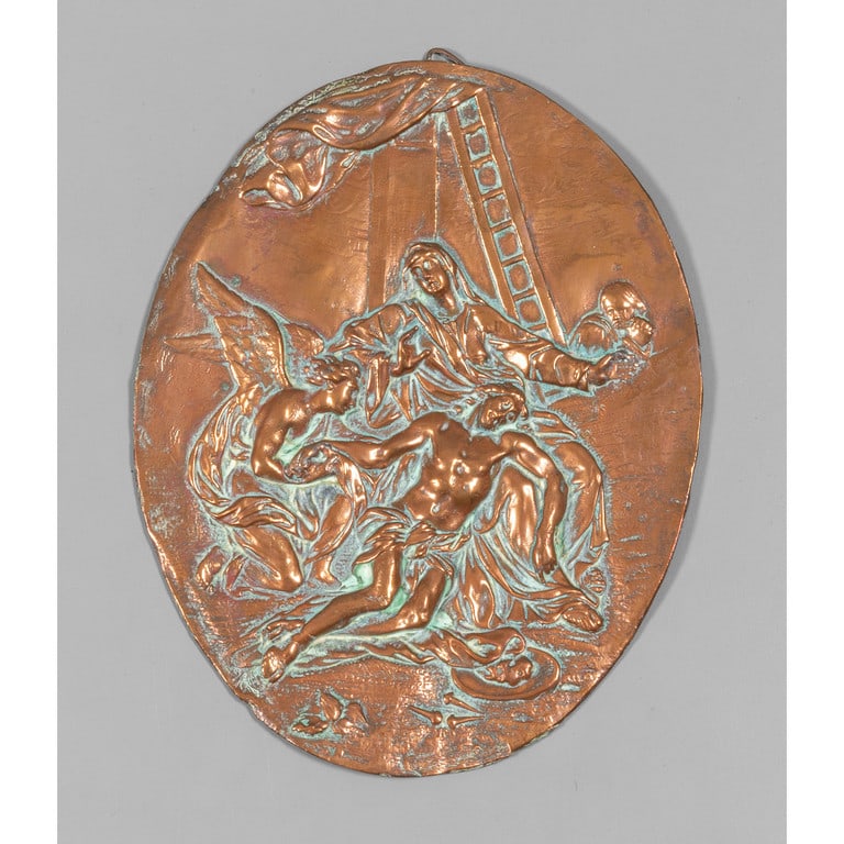 "La Deposizione dalla Croce" olio su rame, (1 of 1)