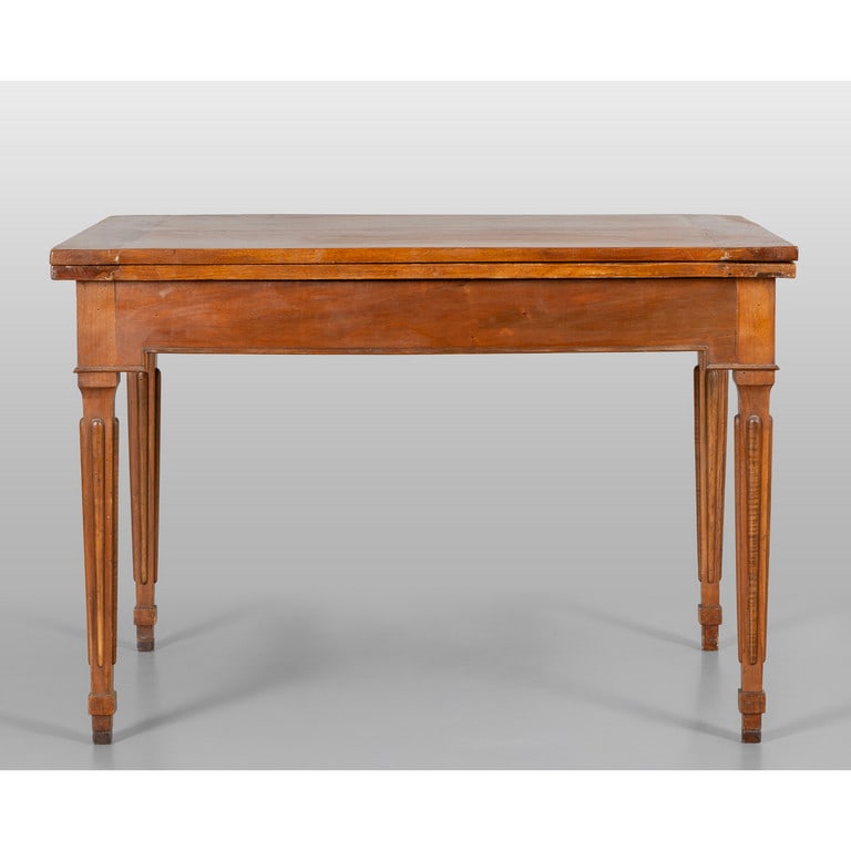 Tavolo a libro Luigi XVI in noce, Emilia (1 of 3)