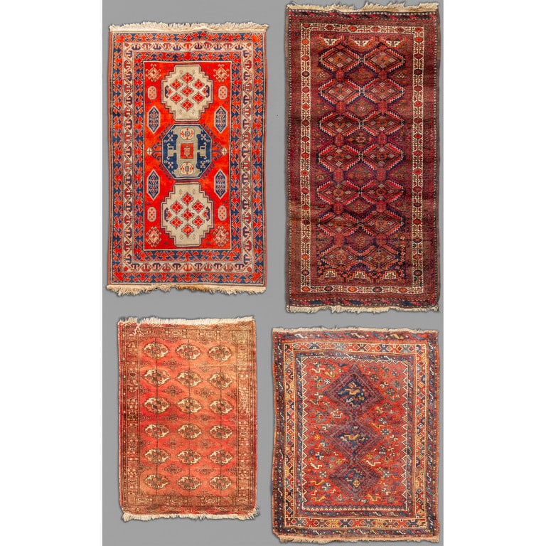 Lotto di 4 tappeti di vecchia (1 of 1)
