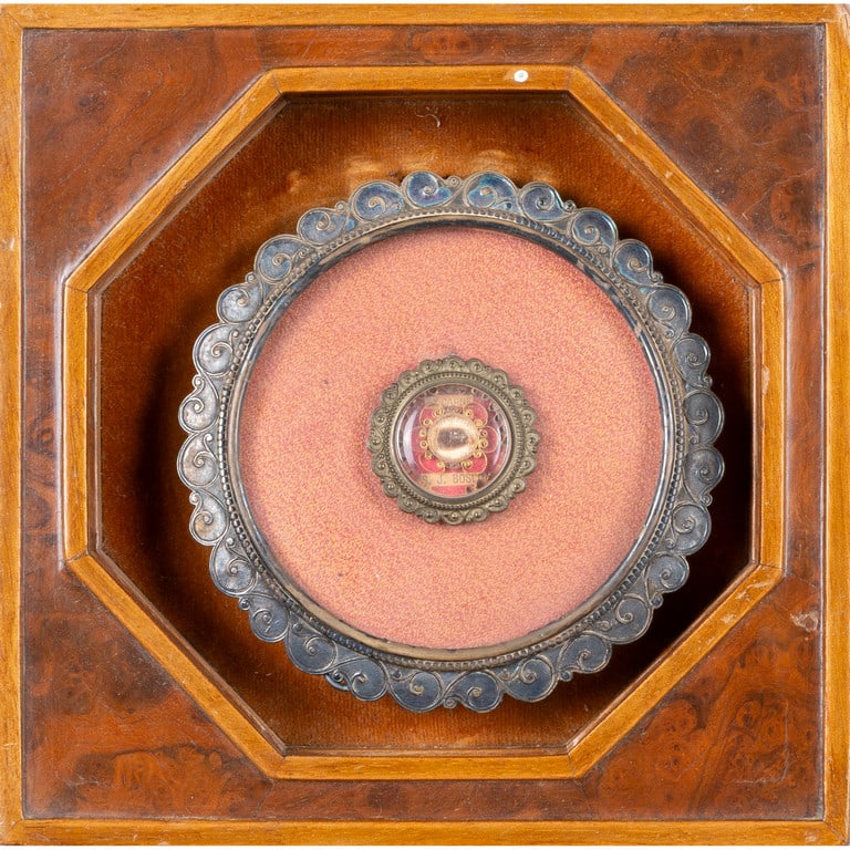 Piccolo reliquario in argento montato a (1 of 1)