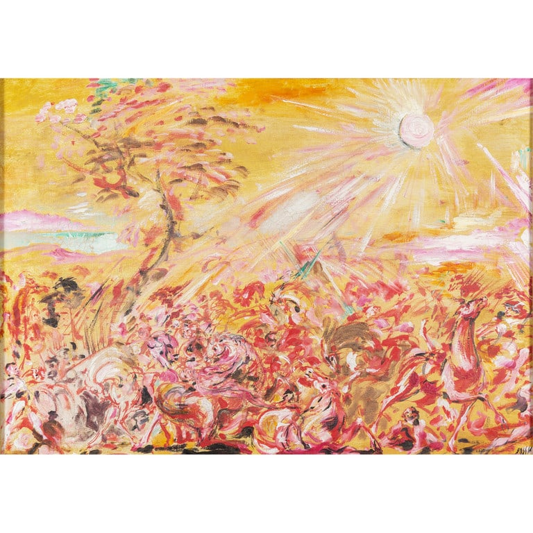 ALIGI SASSU (1912-2000) Battaglia (1 of 2)