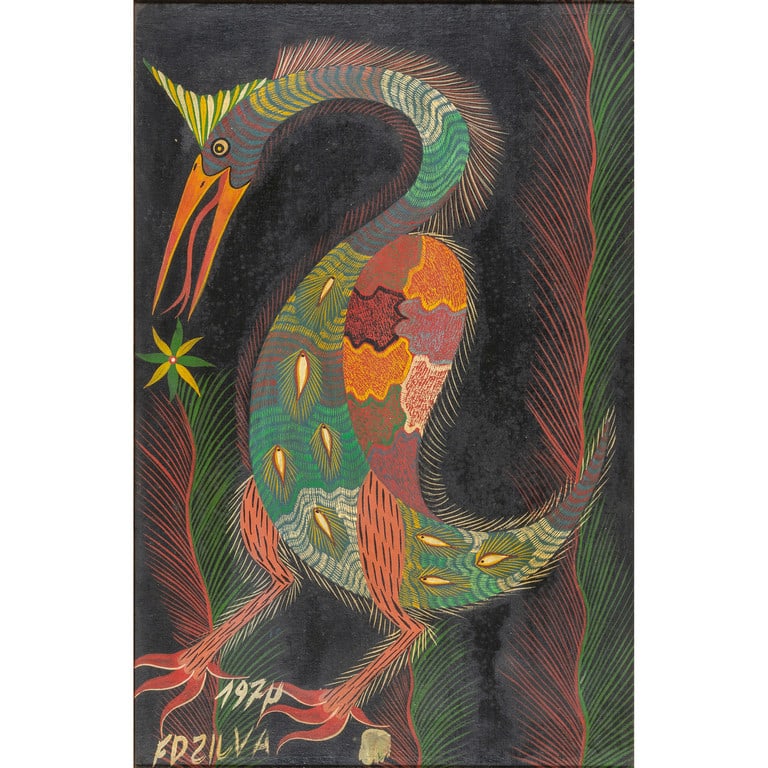 FRANCISCO DA SILVA (1910-1985) Ave (1 of 2)