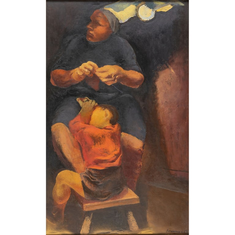 FRANCO FRANCESE (1920-1996) La veglia (1 of 2)