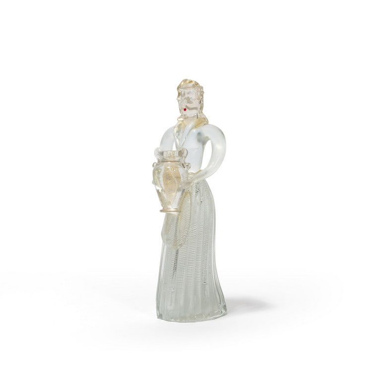 MURANO , anni '40. Figura di acquaiola in (1 of 2)