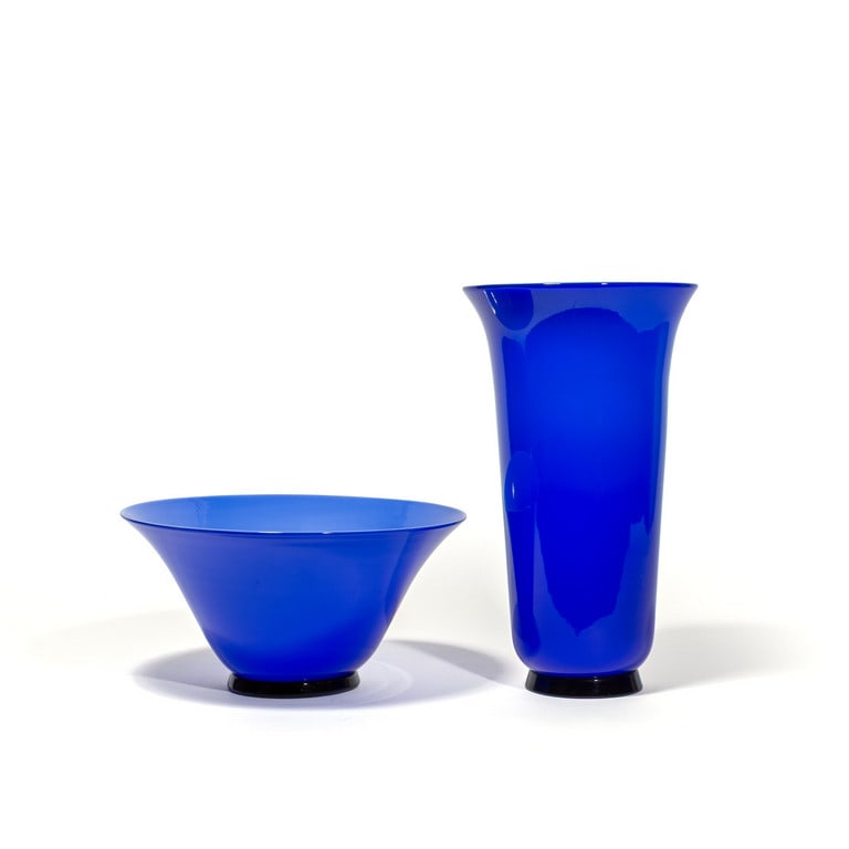 VENINI, 1985, 1986 Una coppia di vasi 'anni (1 of 1)